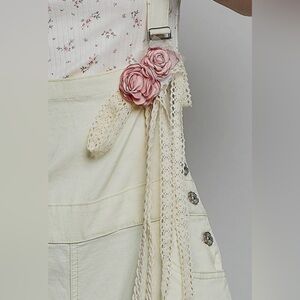 ๐๐คPOL BOHO LACE DOUBLE ROSE BELT